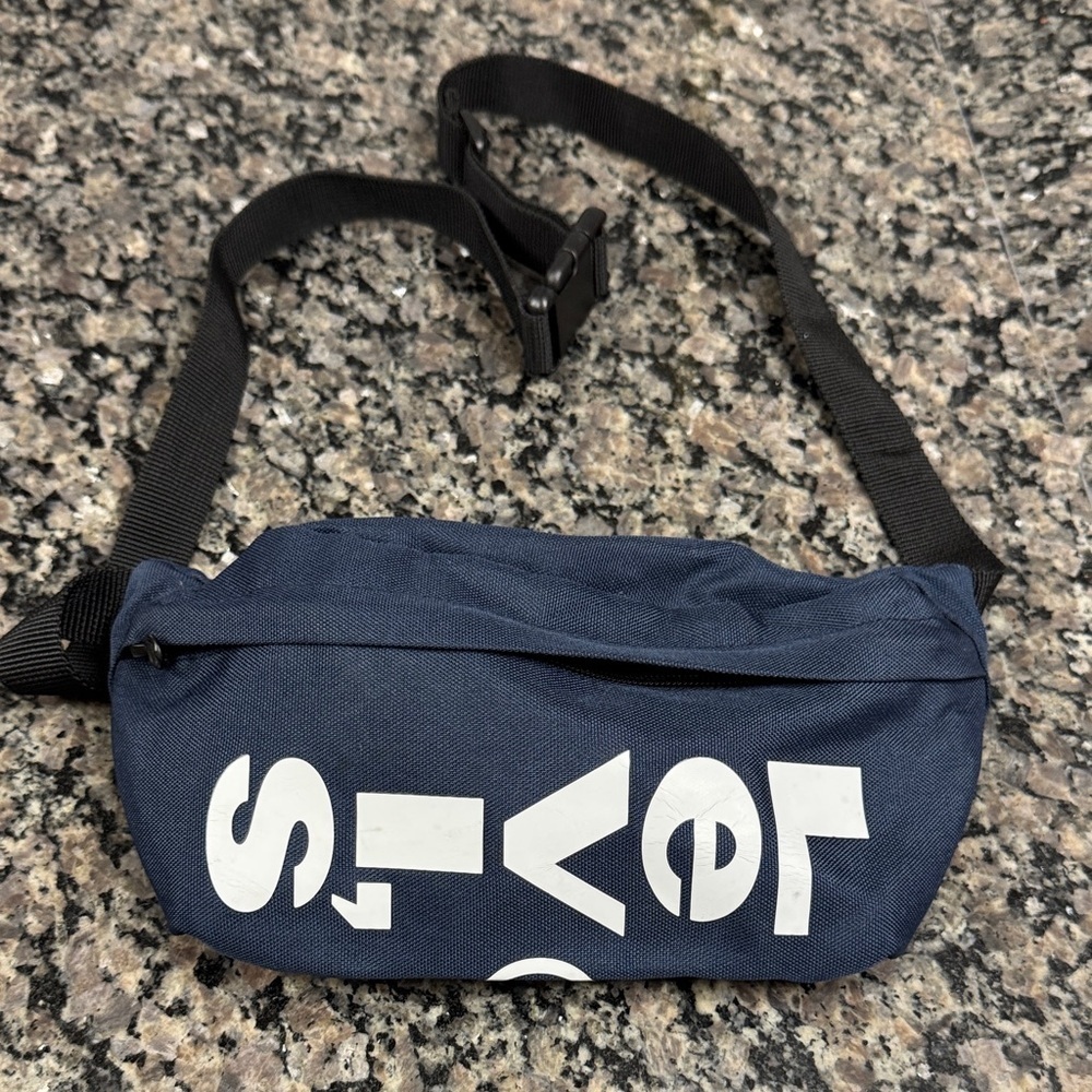 Levi's Dark Blue Belt Bag with White Logo EUC